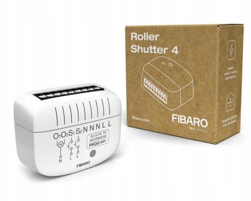 FIBARO Roller Shutter 4 (FGR224) - moduł sterowania roletami o prostej konfiguracji