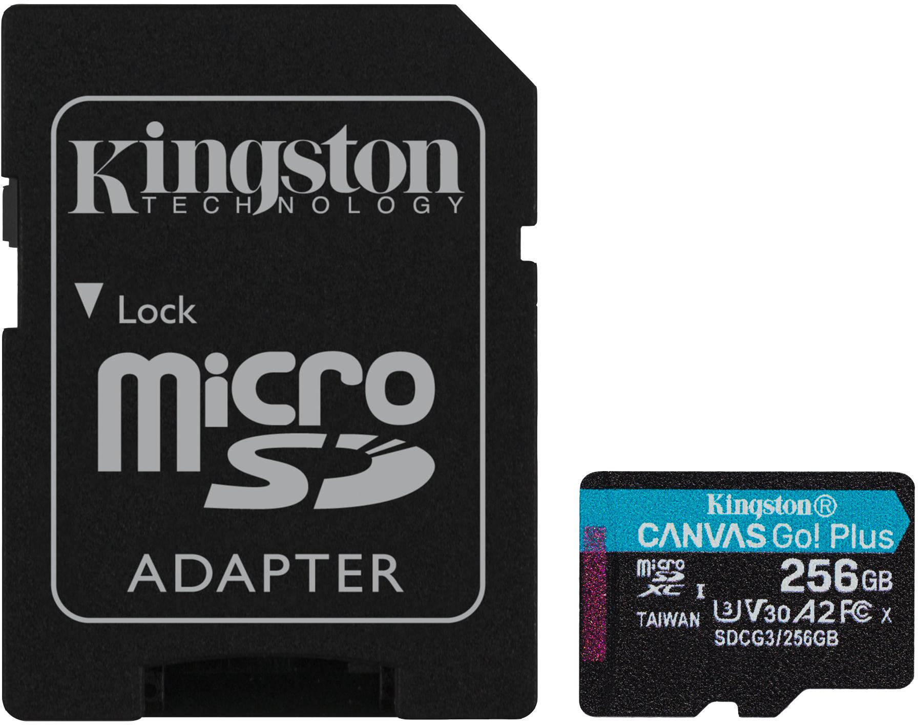 Karta pamięci microSD Canvas Go! Plus spełnia wymogi klasy A2 wydajności