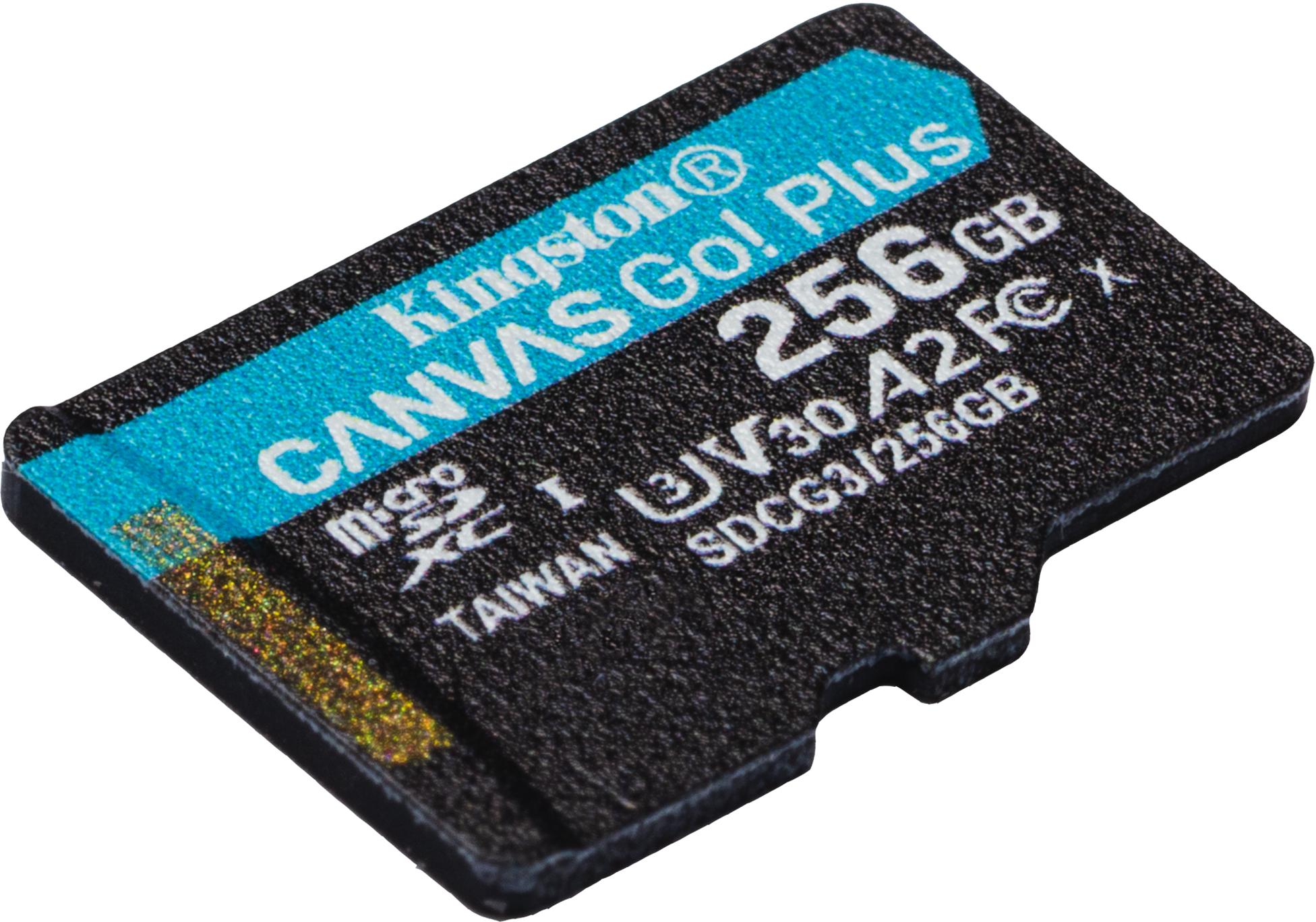 Karta pamięci microSD Kingston Canvas Go Plus microSDXC C10 UHS-I 256GB