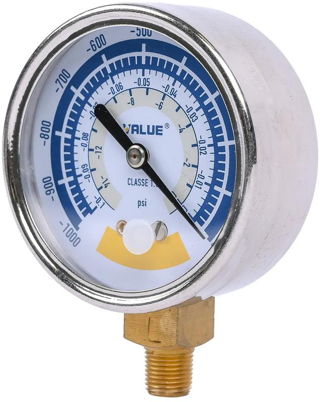 small vacuum gauge 62 mm 1/8