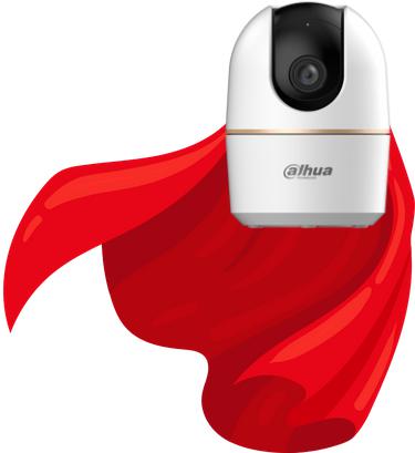Super bohater w Twoim Domu- Kamera monitorująca IP WiFi Dahua Hero H4A- specyfikacja i dane techniczne: