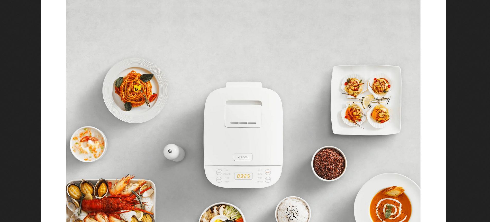 Aż 8 funkcji inteligentnego ryżowaru w jednym urządzeniu Xiaomi Smart Multifunctional Rice Cooker