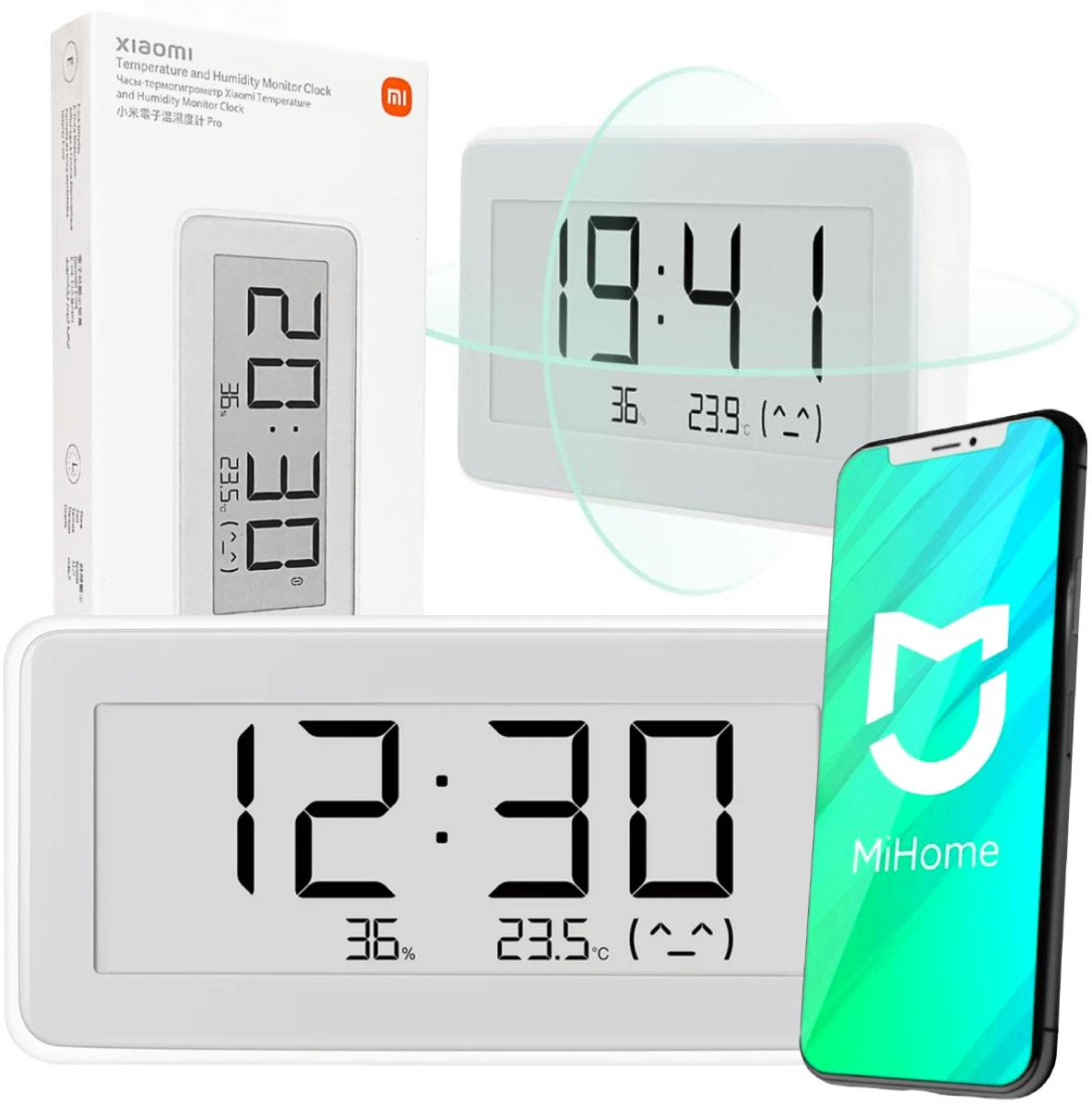 Zegar z czujnikiem temperatury i wilgotności Xiaomi Mi Temperature and Humidity Monitor Clock Pro – najważniejsze cechy: