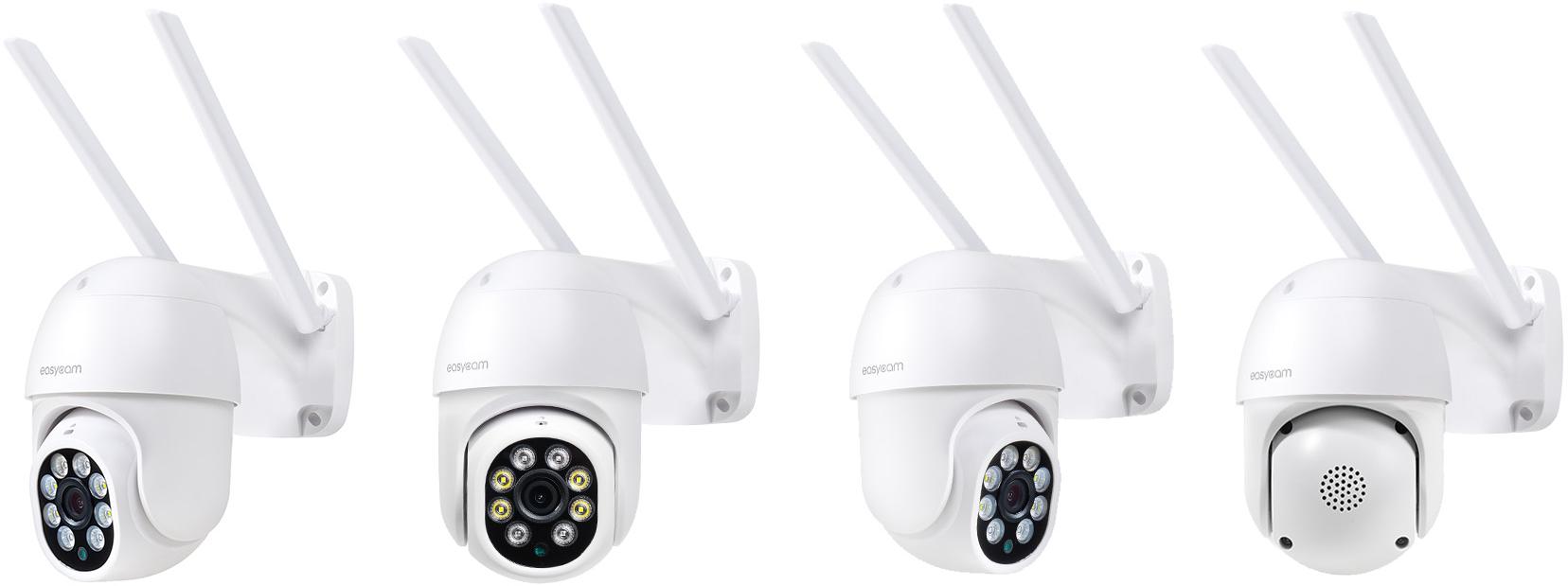Kamera IP EasyCam obrotowa - kąt widzenia