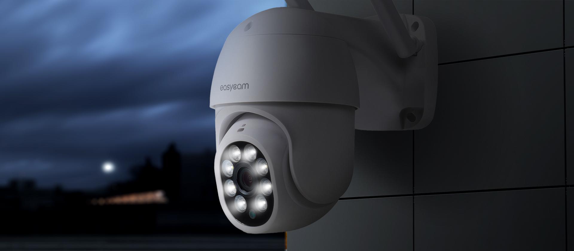 Kamera IP EasyCam obrotowa zewnętrzna WiFi Tuya - podgląd obrazu na żywo
