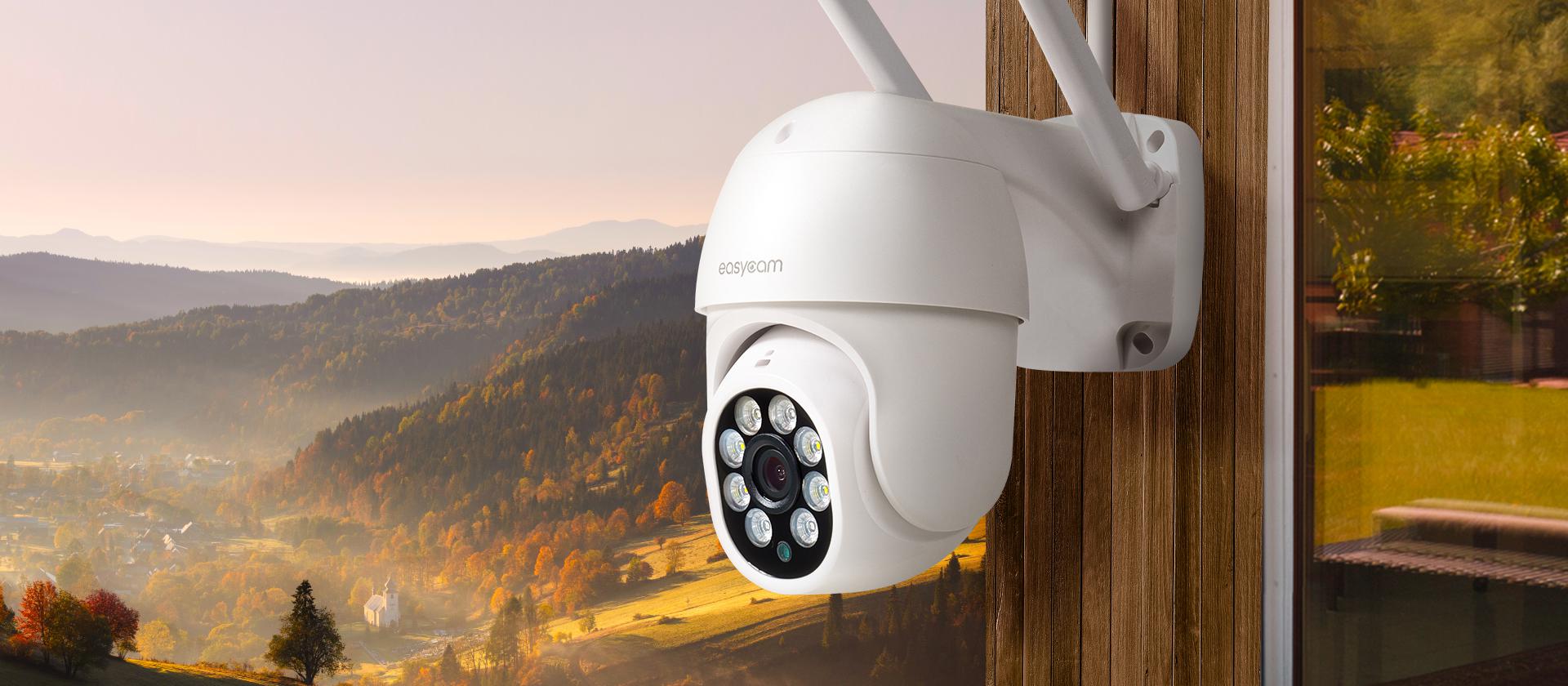 Kamera IP EasyCam EC-3PT4L4IR-AI obrotowa zewnętrzna WiFi Tuya 3MP 4xZoom