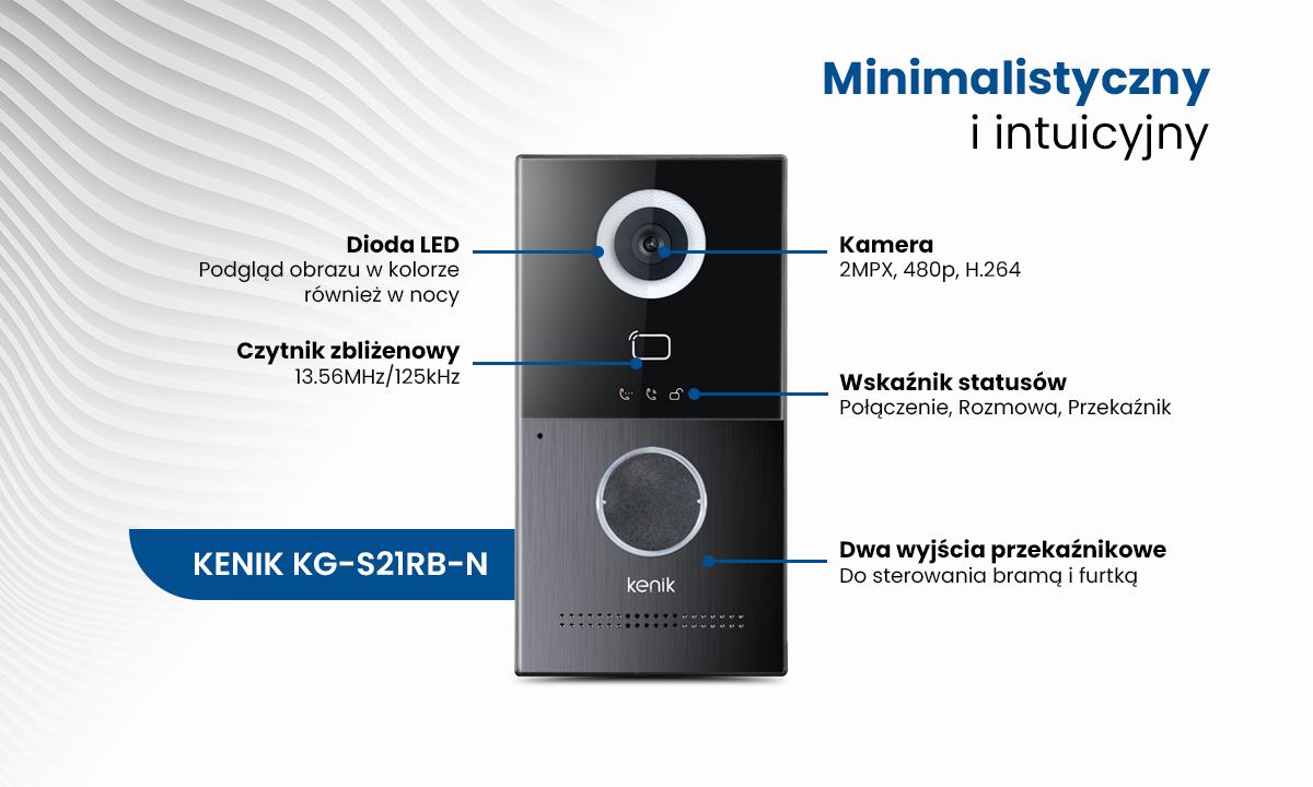 Wideodomofonowy panel bramowy IP KENIK KG-S21RB-N - podsumowanie cech, zalet i możliwości urządzenia do kontroli dostępu