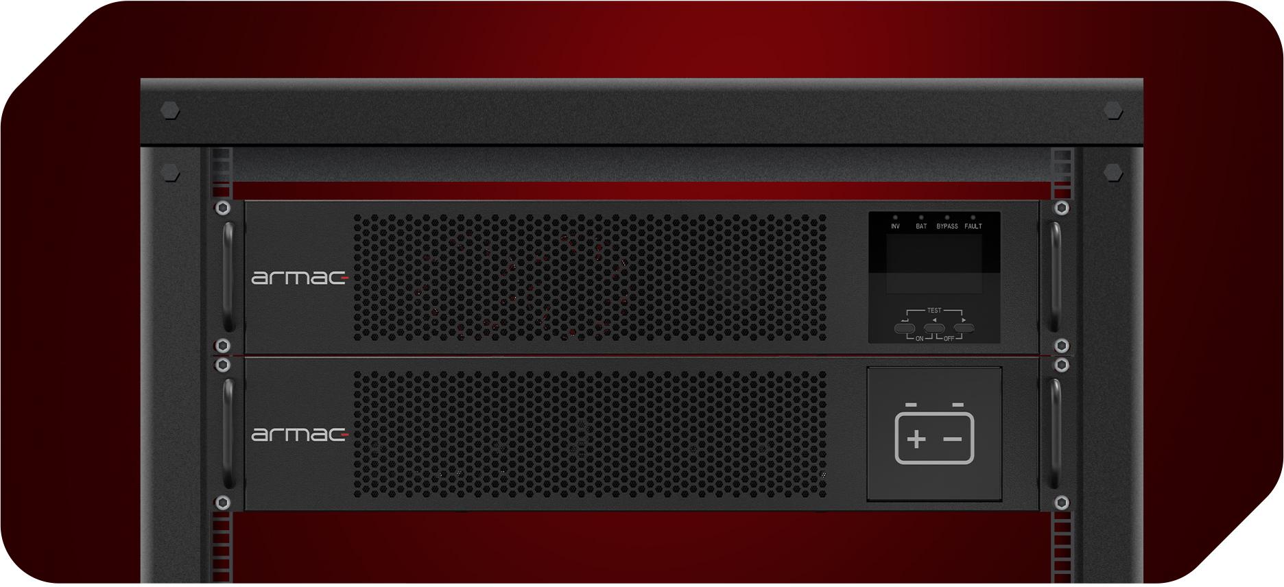 Wsparcie dla zasilaczy awaryjnych Armac serii Rack On-Line PF1 Dust-Free