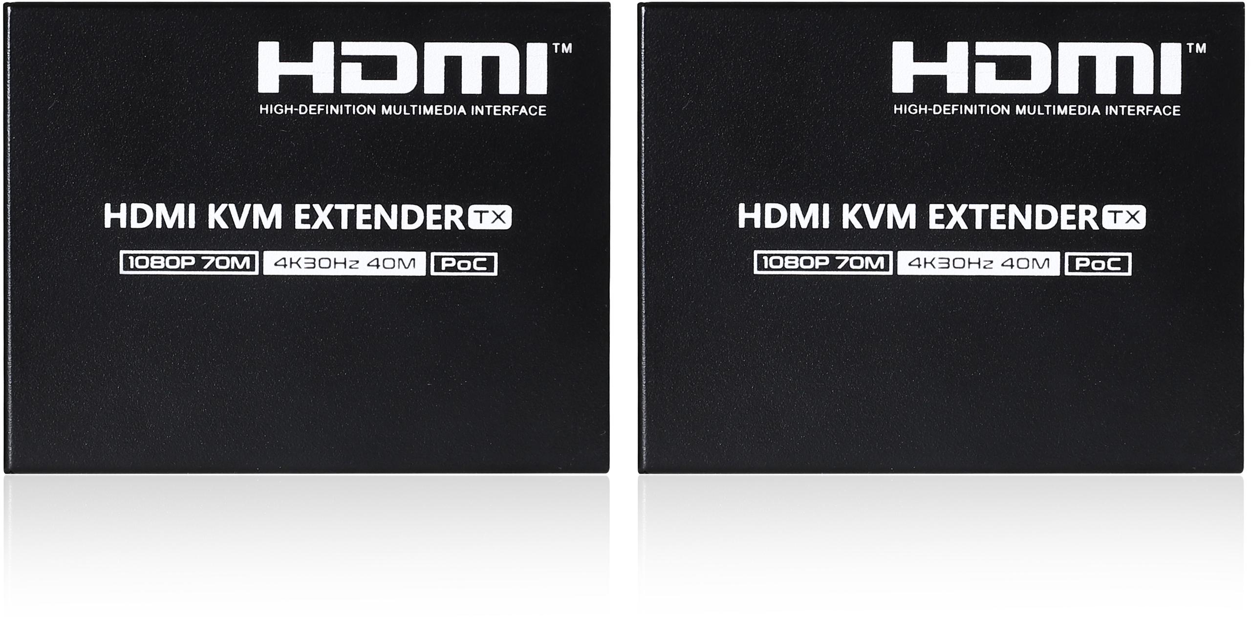 Extender HDMI Kenik 4K@30Hz KVM