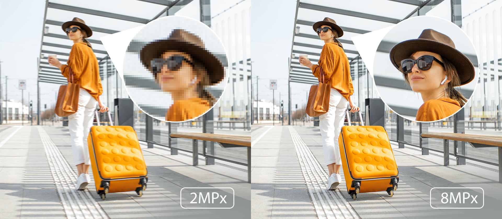 Wysoka rozdzielczość 8MP