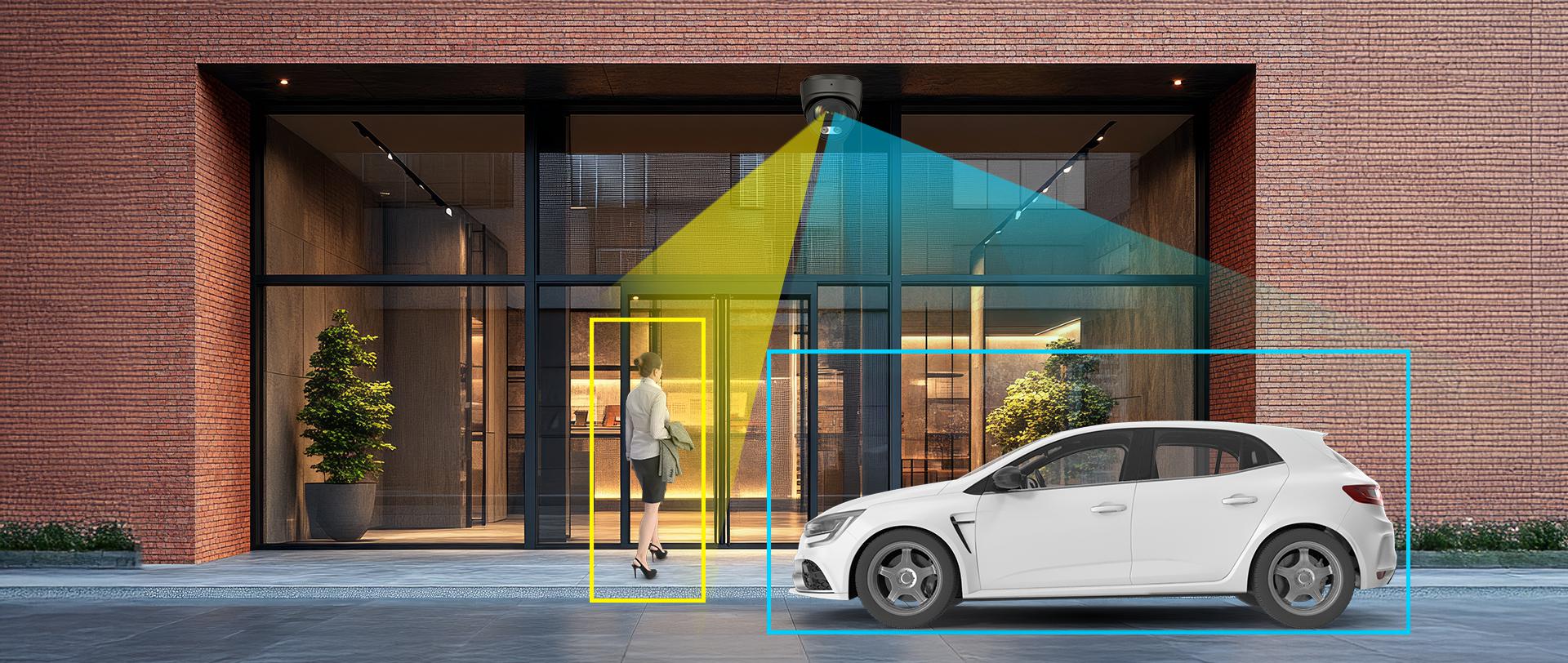 Inteligentne wykrywanie ruchu – rozpoznawanie osób i pojazdów