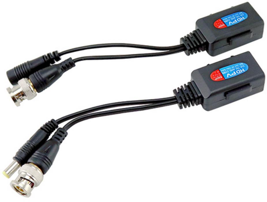 Transformator wideo pasywny 2w1 KG-TR01-P/4K – do kamer HD-TVI, HD-CVI, AHD i CVBS