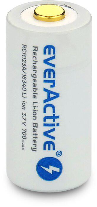 Akumulatorek 16340 / R-CR123 3V everActive 700mAh (1 szt.) z zabezpieczeniem - specyfikacja i dane techniczne: