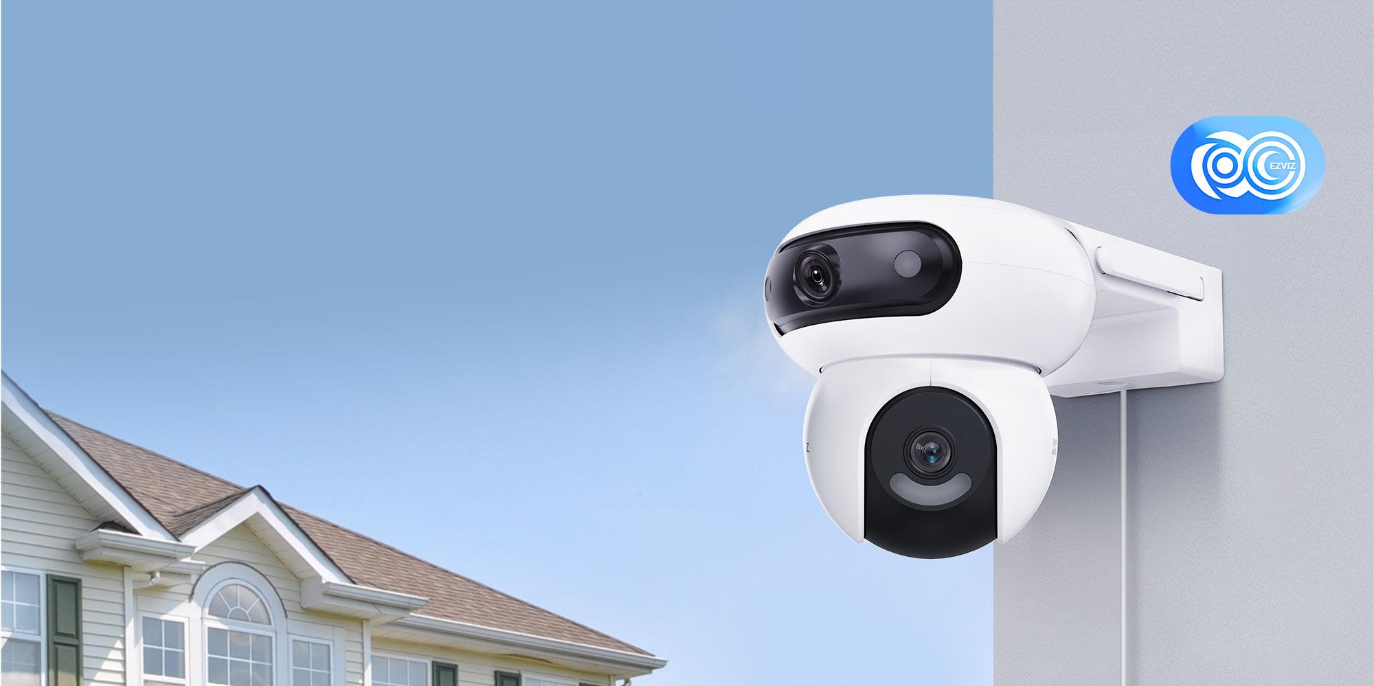 Ezviz H90 divkāršā IP kamera – divkārša 2K⁺ Wi-Fi rotējoša kamera