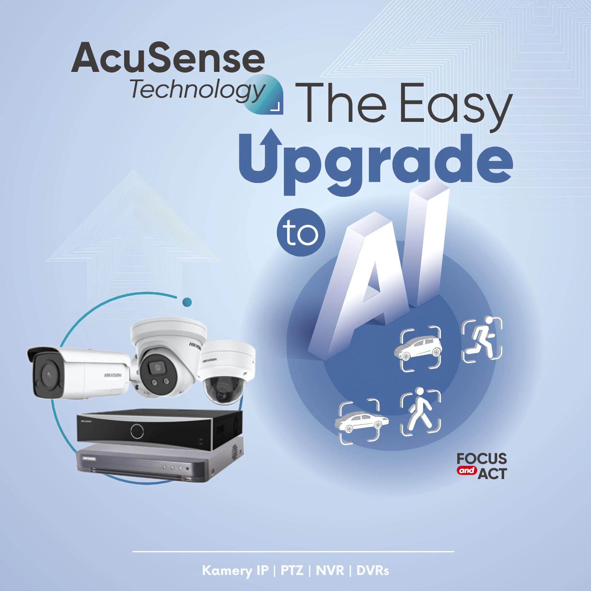 AcuSense Hikvision – inteligentne kamery IP z analizą obrazu AI