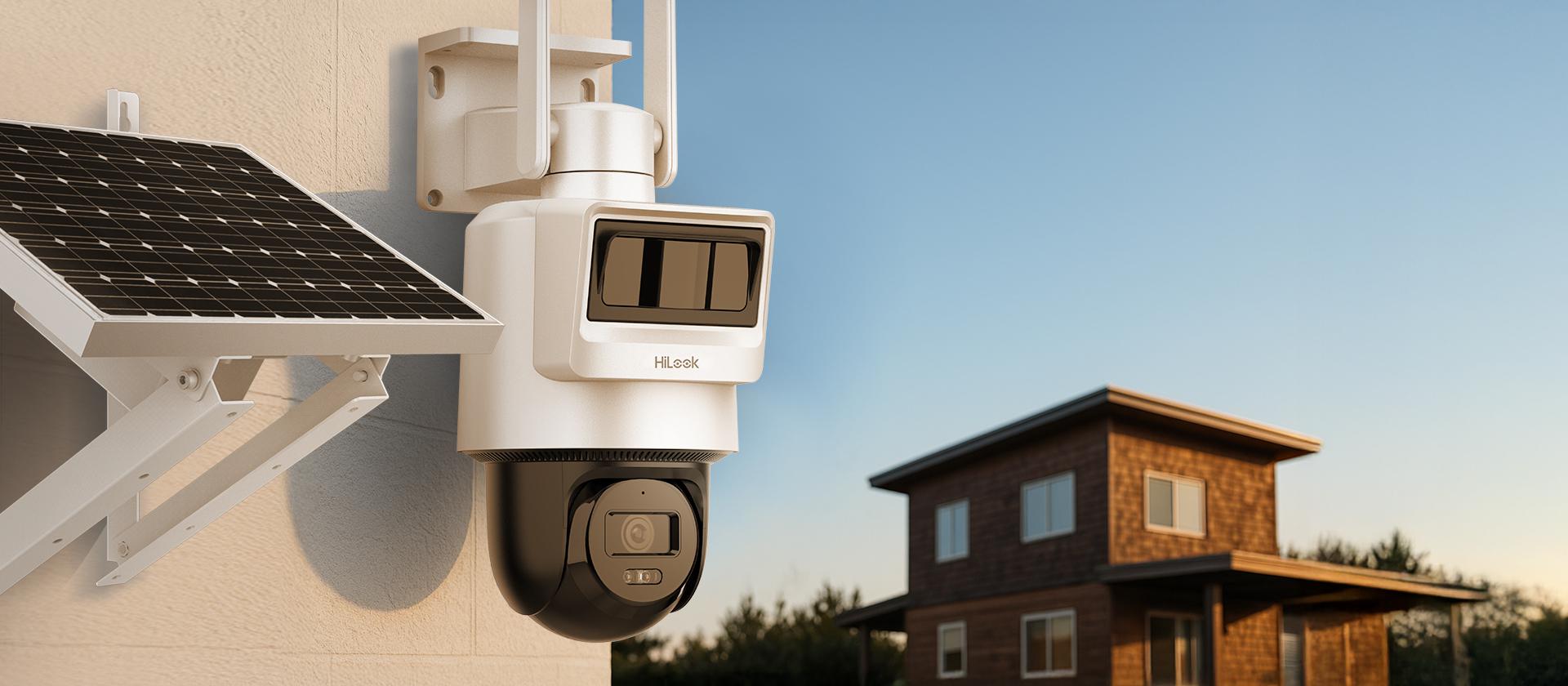 Kamera IP HiLook PTZ-S4-4G z panelem solarnym – niezależny monitoring wszędzie tam, gdzie go potrzebujesz