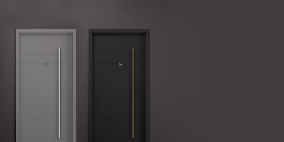 Dyskretny design, który pasuje do Twoich drzwi -  bezpiecznie, estetycznie i bezinwazyjnie