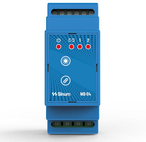 Bezvadu vārtu modulis DIN sliedes MB-04 Tech kontrolieriem