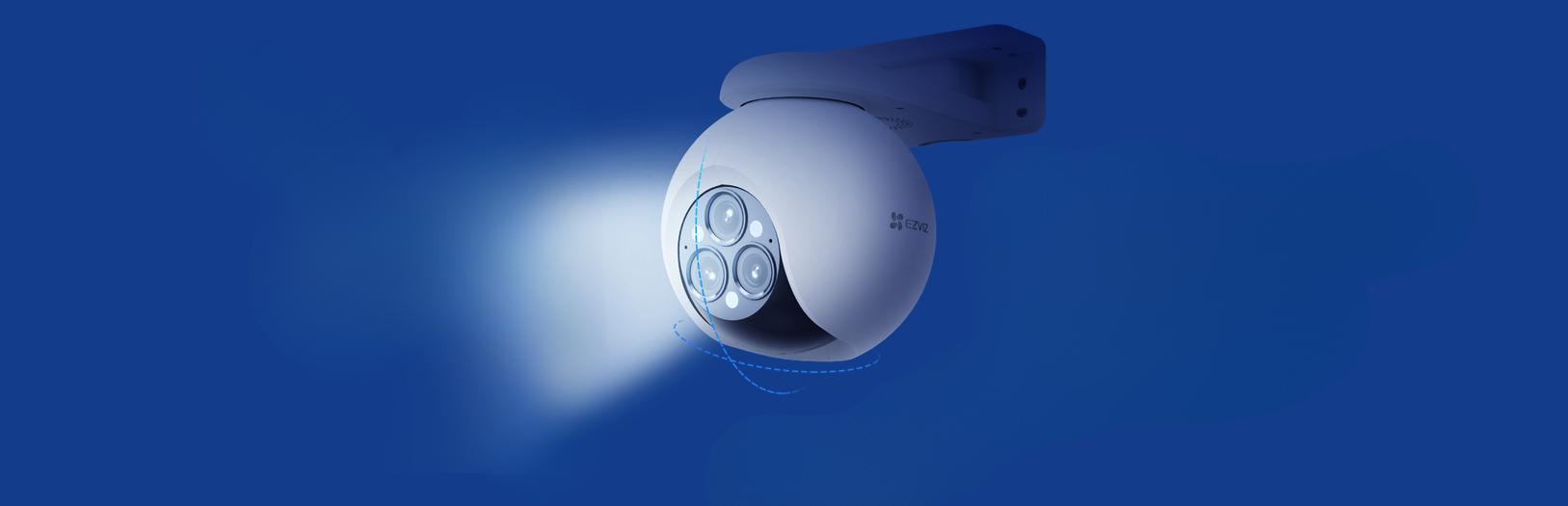 EZVIZ H80f Multi – Trīskārša optika, trīskārša 360° aizsardzība