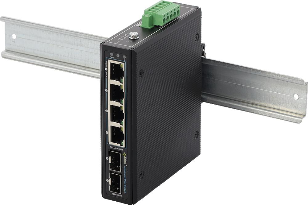 Switch przemysłowy ISFG64-BT PULSAR (4xPoE, 2xSFP) - najważniejsze cechy: