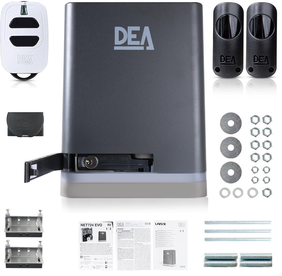 Zestaw DEA KIT LIVI 4/24X/M do bram przesuwnych do 400kg