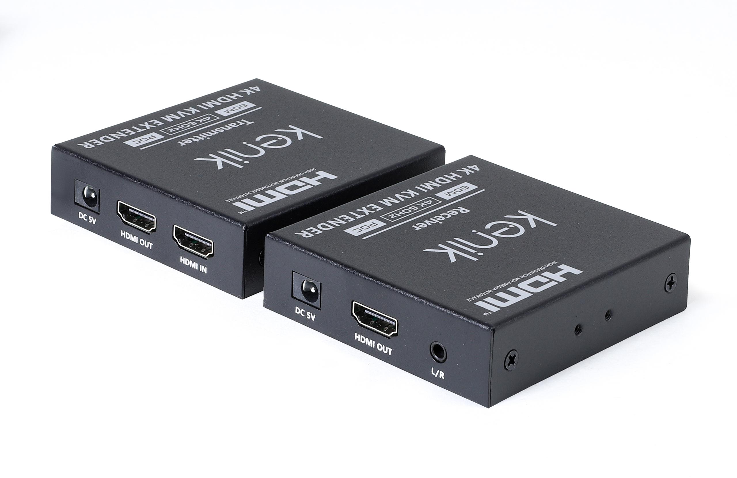 Extender HDMI Kenik 4K@60Hz KVM