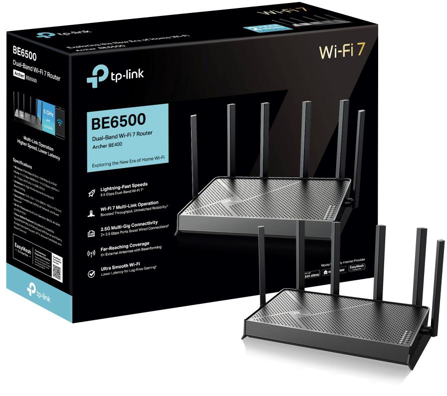 Najczęściej zadawane pytania – TP-Link Archer BE400 Wi-Fi 7, BE6500
