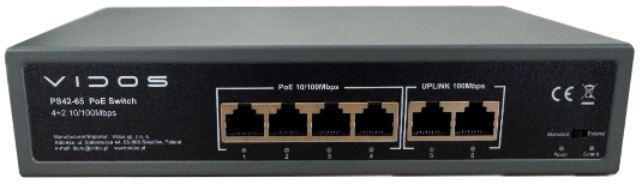 PoE prepínač VIDOS PS42-65
