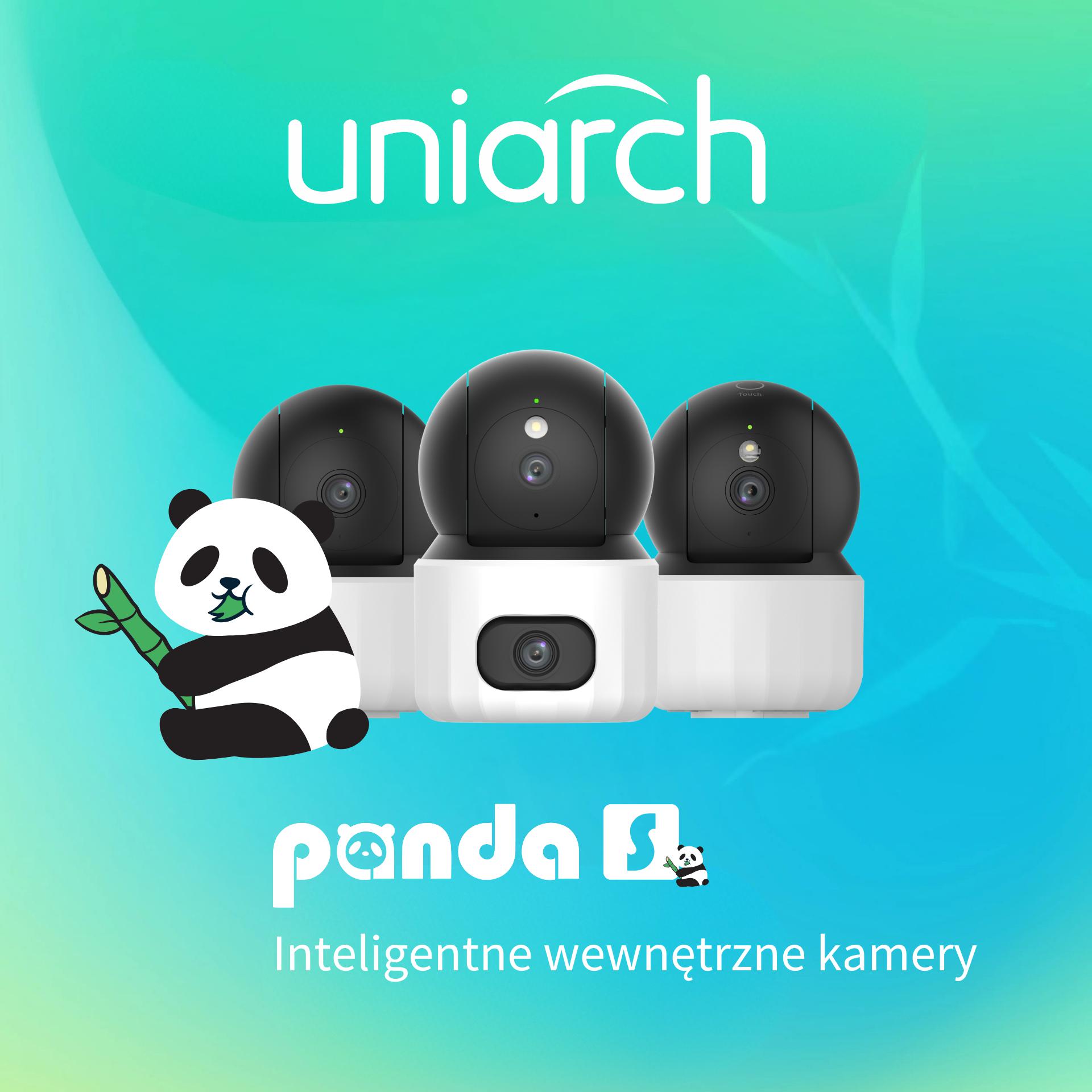 panda S – wewnętrzne kamery Uniarch by Uniview
