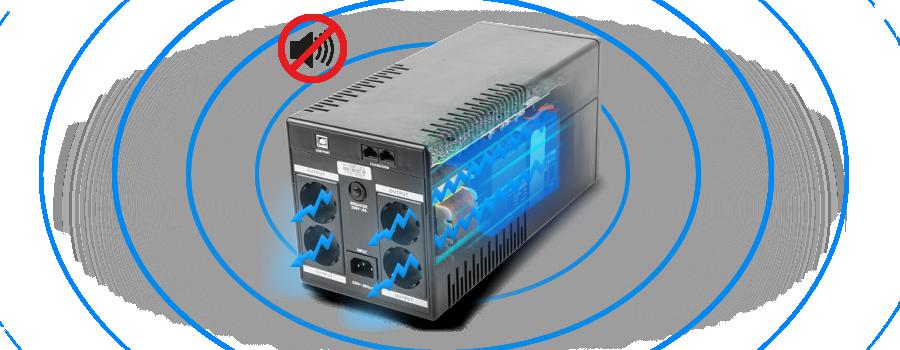 UPS ZASILACZ AWARYJNY Armac Home 1000VA LINE-INTERACTIVE - Dyskretny w działaniu - tryb wyciszenia