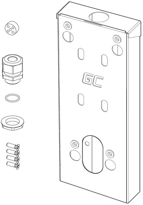 DYSTANS DO MONTAŻU ŁADOWARKI EV WALLBOX Greencell HabuDen Spacer EVGCAKHS1