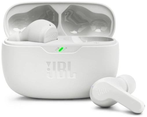 Słuchawki douszne – JBL Wave Beam Białe