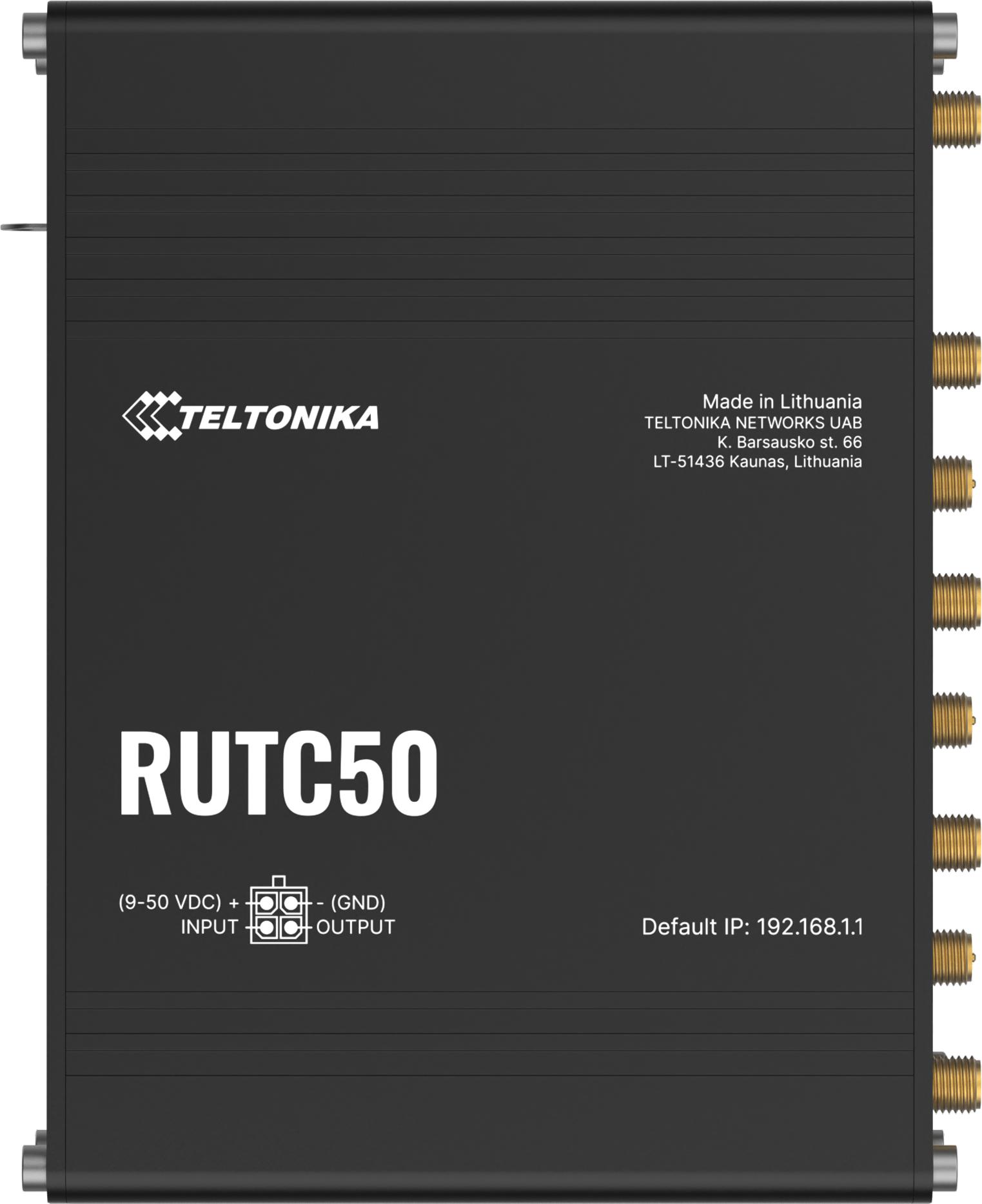 Teltonika RUTC50 router przemysłowy 5G (RUTC50200000)