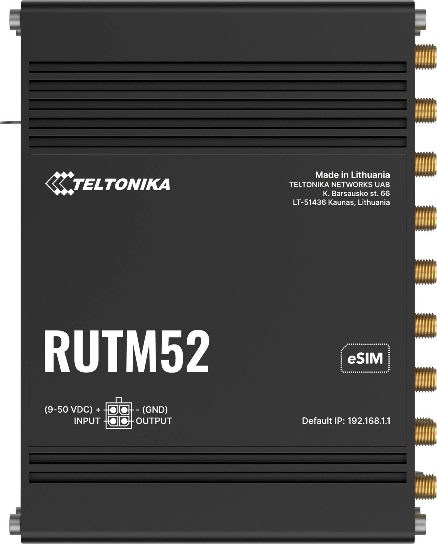 Teltonika RUTM52 router przemysłowy 5G (RUTM52100000)