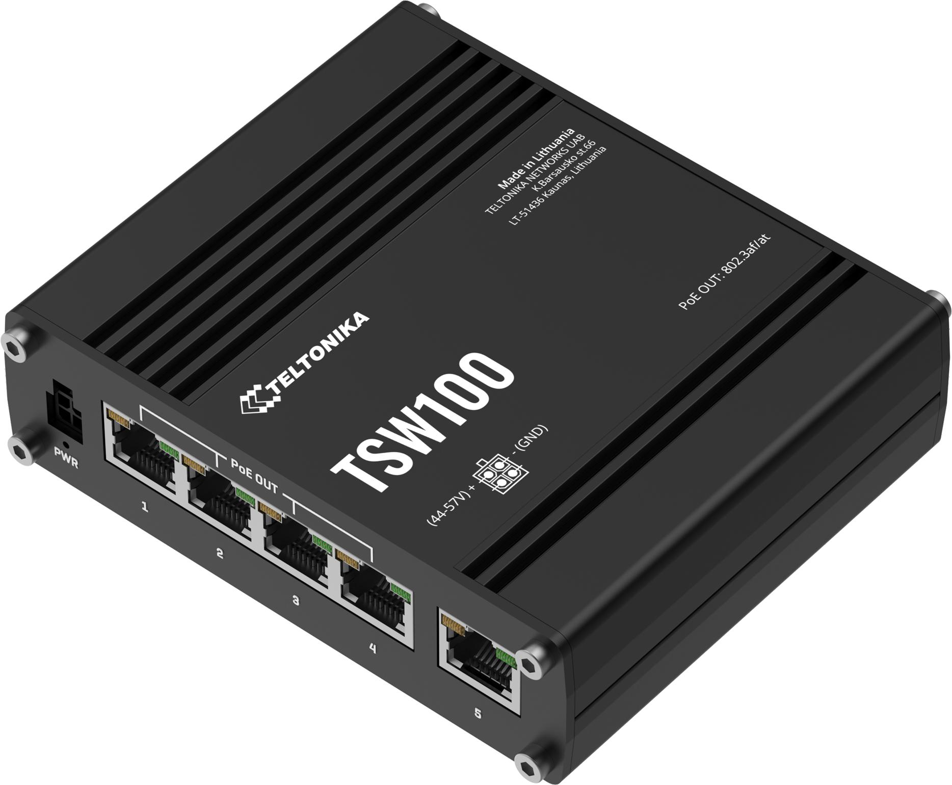 Najważniejsze cechy – Teltonika TSW100