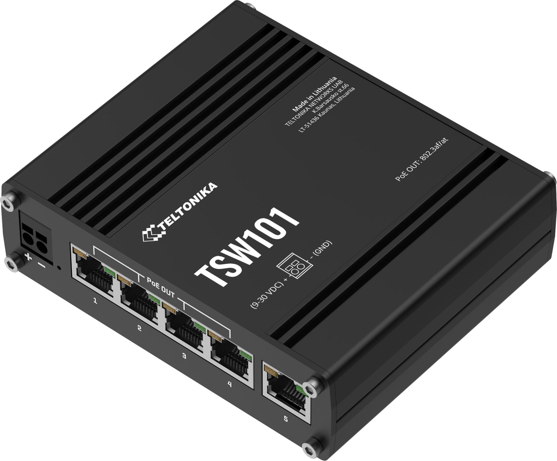 Najważniejsze cechy – Teltonika TSW101