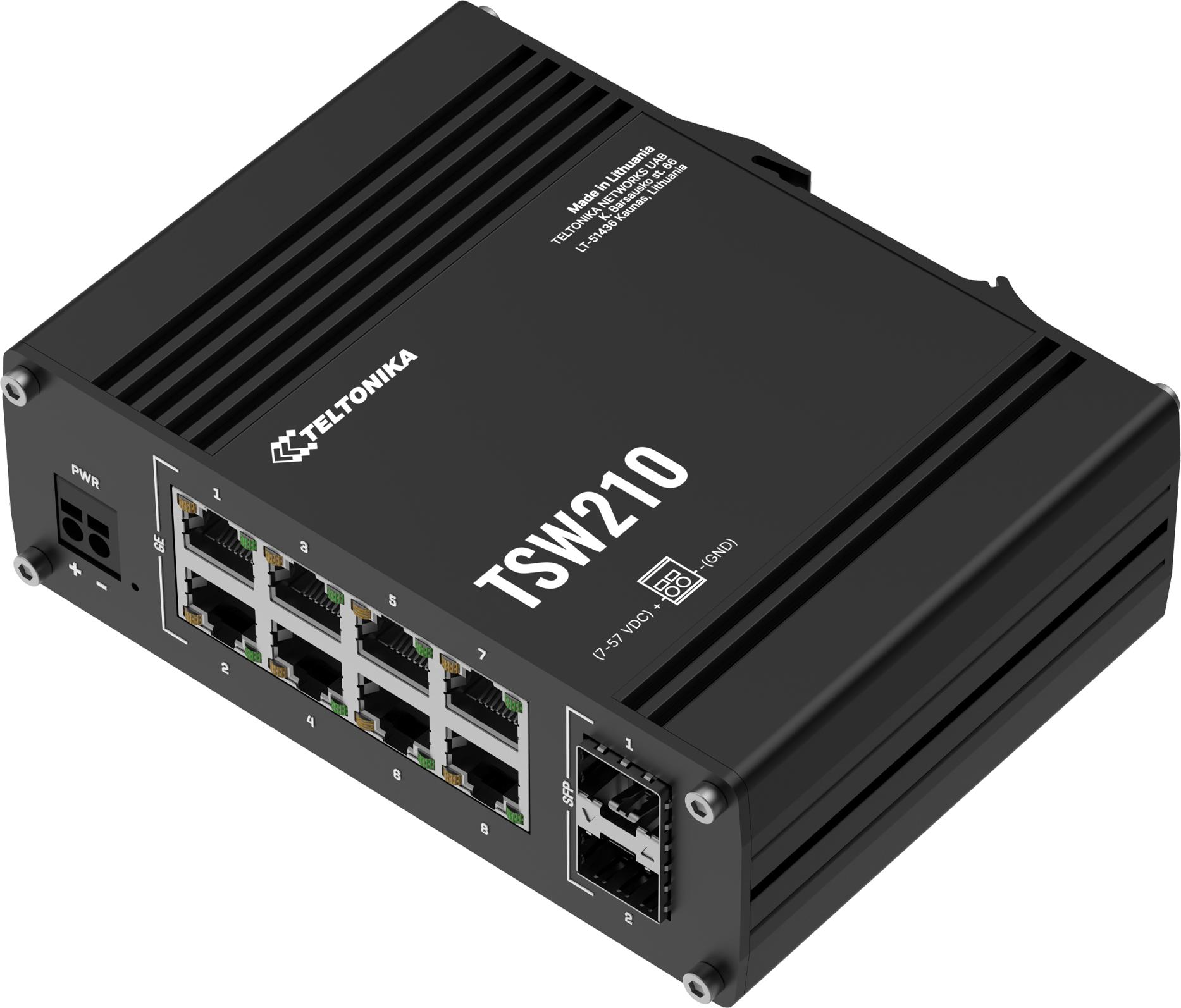 Najważniejsze cechy – Teltonika TSW210