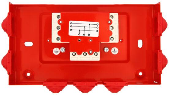 Puszka instalacyjna przeciwpożarowa W2 PIP-2AN rozgałęźna 3 żyły 6mm2 - opis