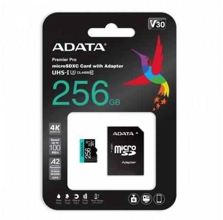 Najważniejsze cechy – Adata Karta pamięci microSD Premier Pro 256 GB