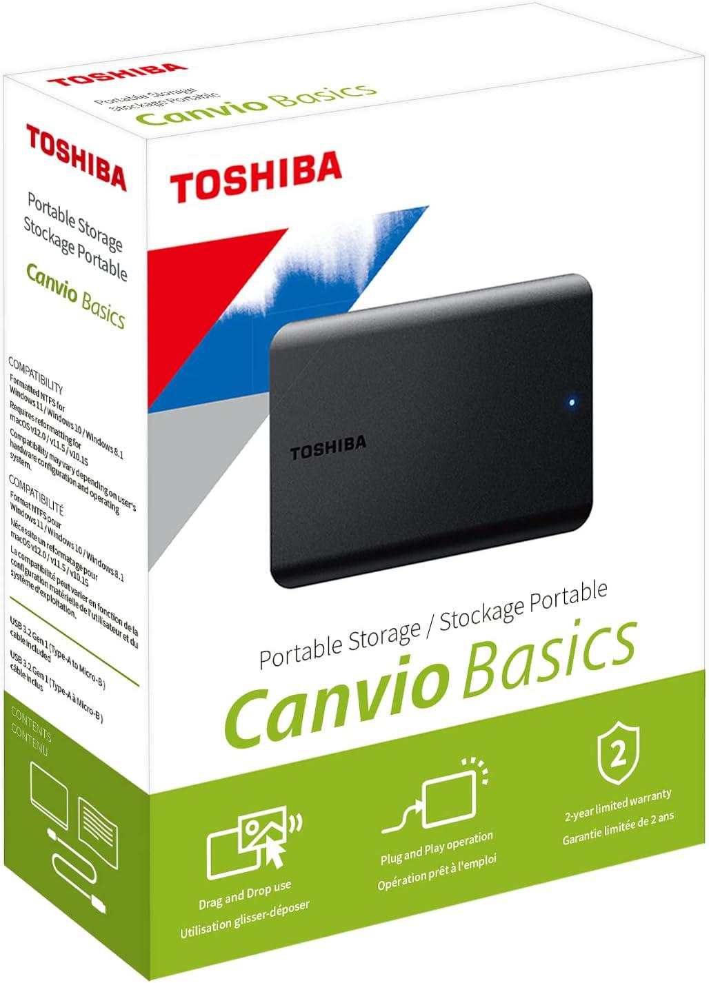 Najczęściej zadawane pytania – Toshiba Canvio Basics 1TB