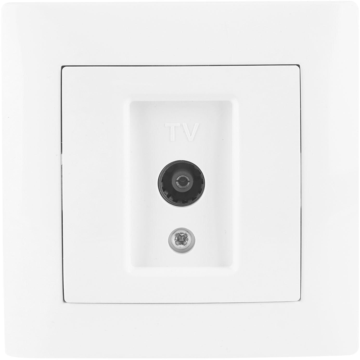 Gniazdo TV VCX LC 43 Biały