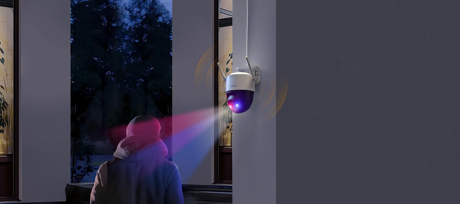 Dwukierunkowa komunikacja, dźwięk i światła ostrzegawcze – Cruiser SC skutecznie odstrasza intruzów