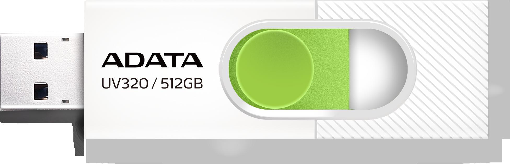 Pendrive – Adata UV320 512GB USB 3.2 Gen1 Biały