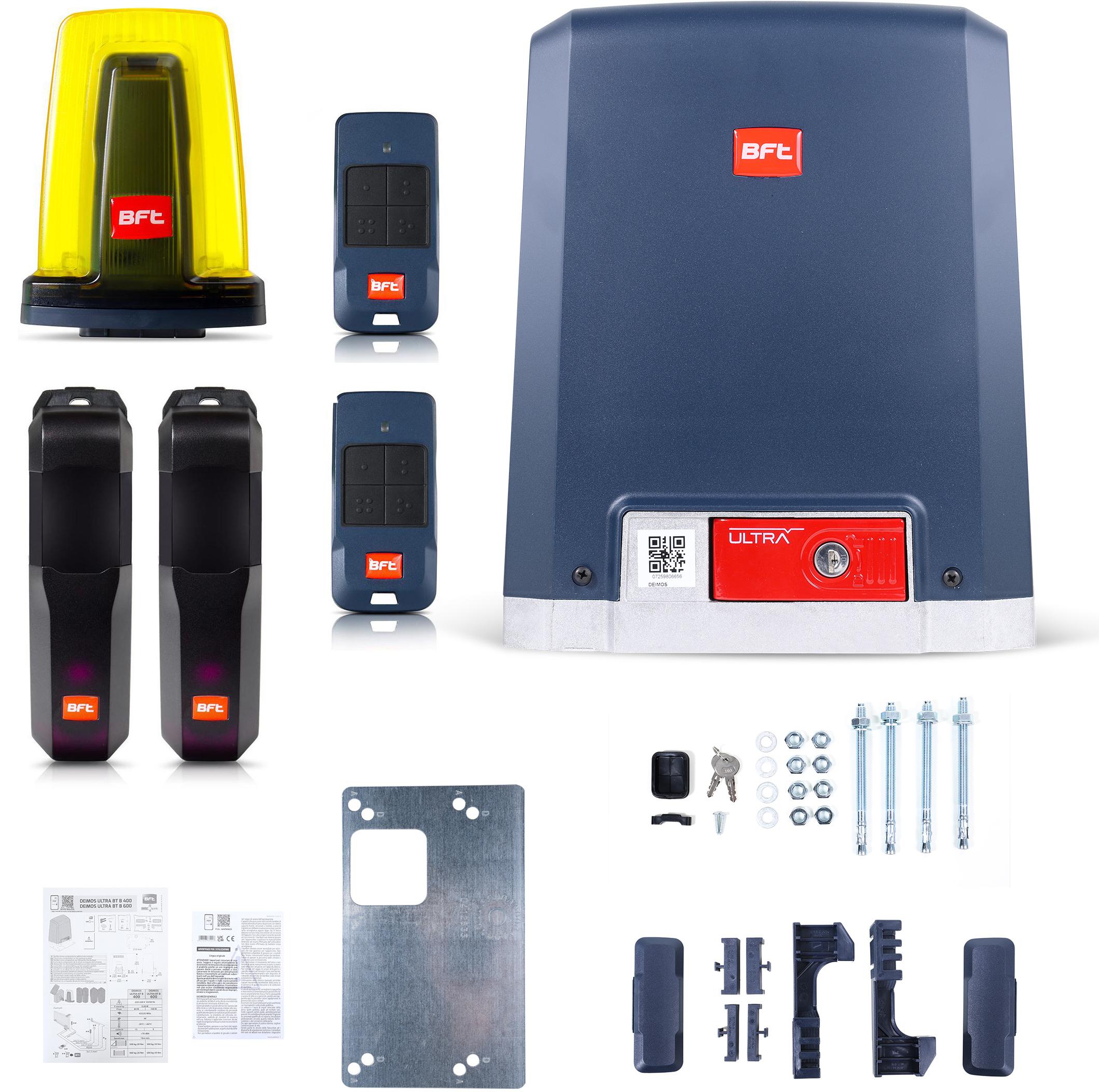 Zestaw BFT DEIMOS ULTRA BT B600 INT KIT do 600kg bram przesuwnych