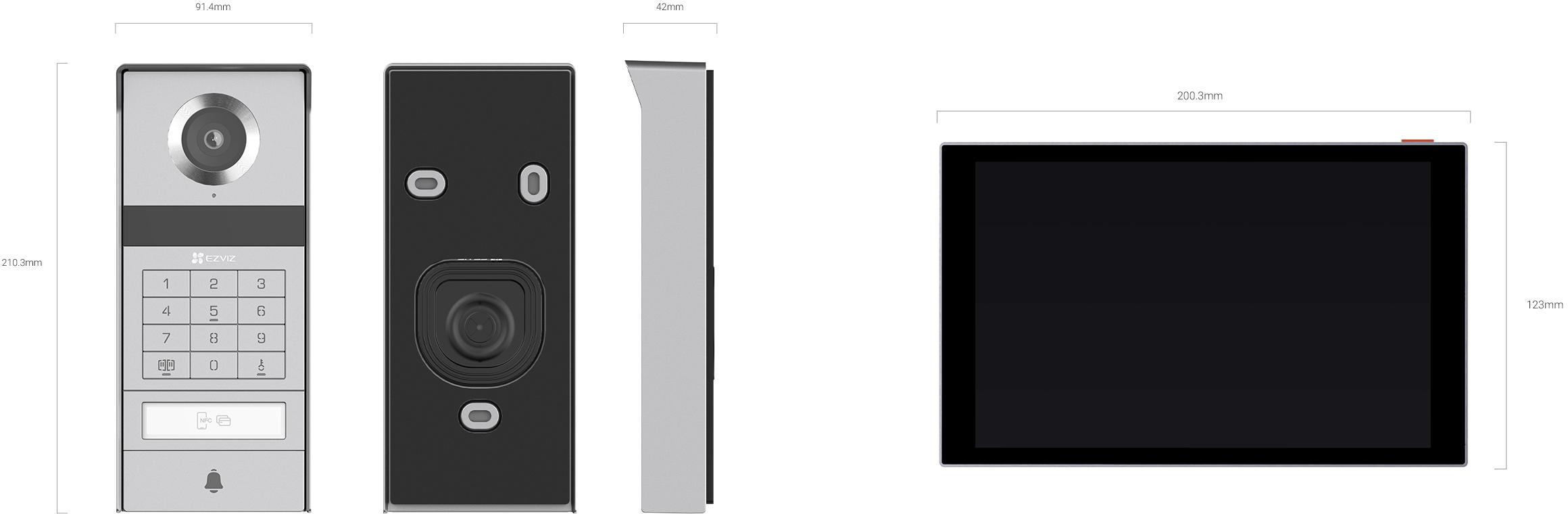 Wideodomofon Ezviz TP9 Pro 4K