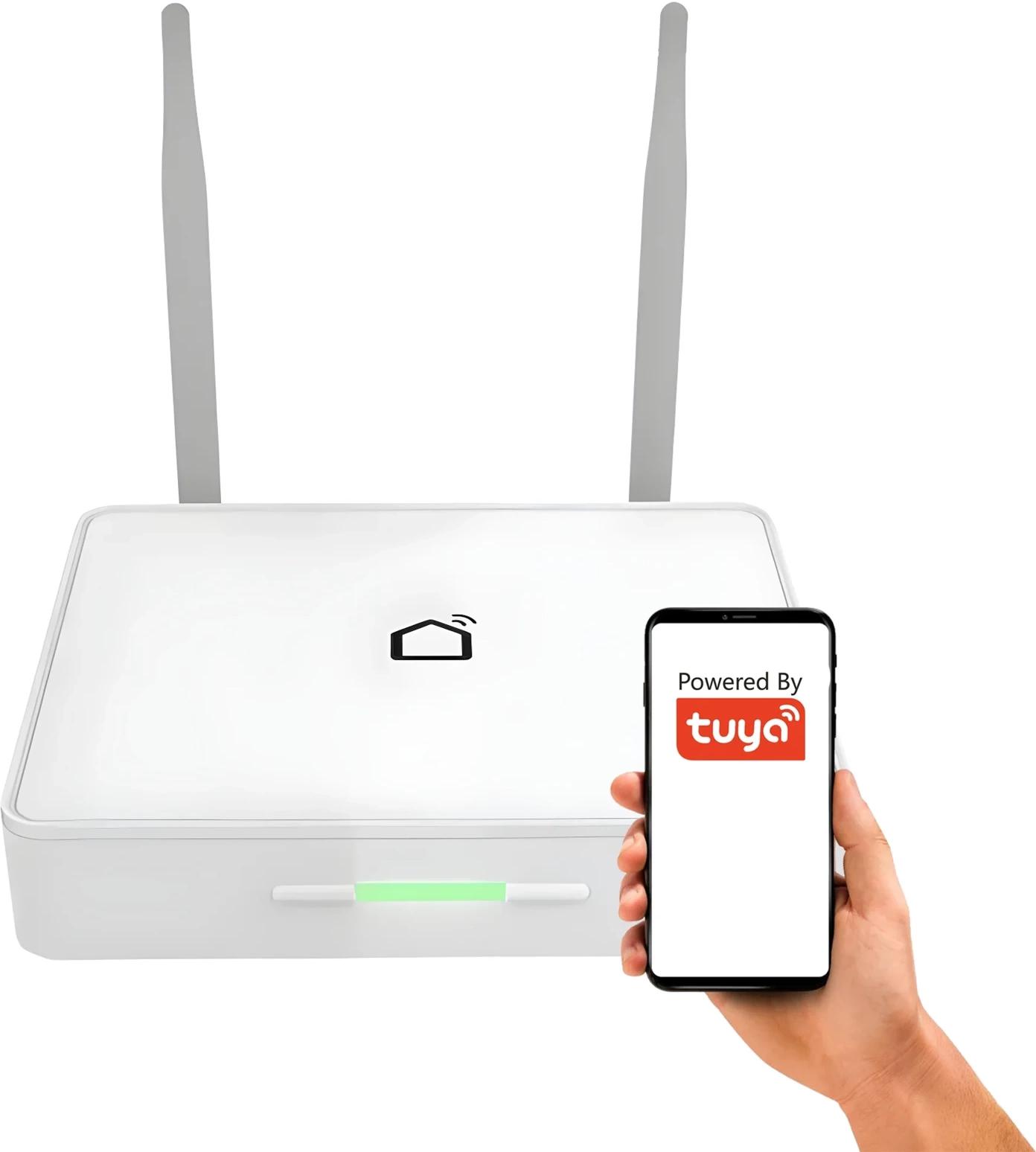 PSMART Bramka ZigBee 3.0 z Dwiema Antenami 3dBi - Centrum Inteligentnego Domu TUYA