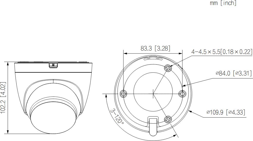 Wymiary i sposób montażu: