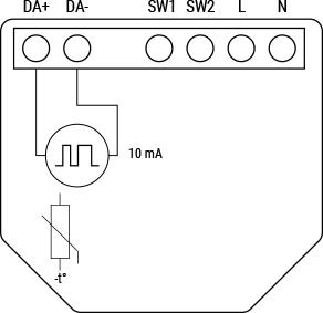 Specyfikacja techniczna Shelly DALI Dimmer Gen3: