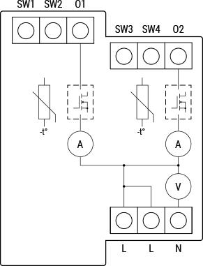 Specyfikacja techniczna Shelly Pro Dimmer 2PM: