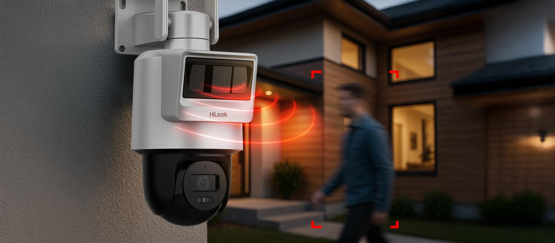 Wbudowany radar PIR + mikrofala – precyzyjna detekcja ruchu